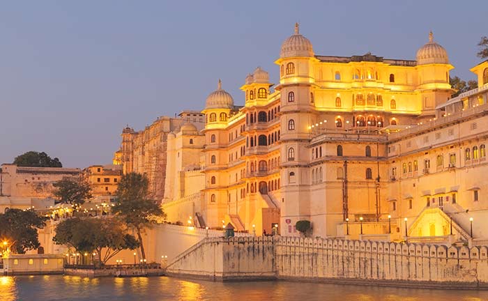 Breathtaking vistas of Udaipur's iconic landmark Majestic of City Palace